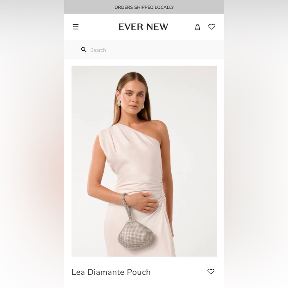 BRAND NEW Ever New Lea Diamante Pouch